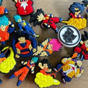 5 Dragon Ball Z Jibbitz Shoe Charms